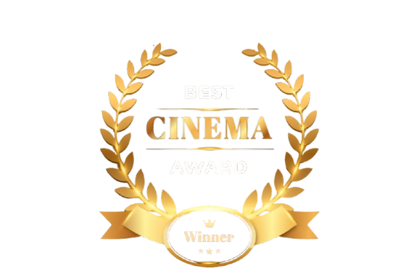 Andreas Szakacs receiving a film award for outstanding performance in international cinema