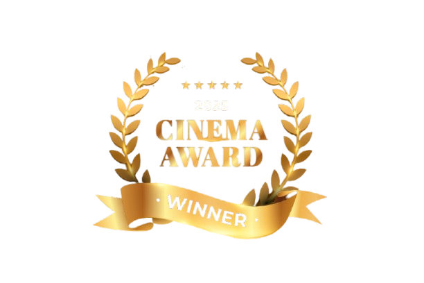 Andreas Szakacs receiving a film award for outstanding performance in international cinema